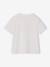Girls' printed short-sleeved t-shirt ecru+sage green 