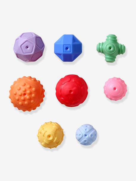 Set of 8 Sensory Balls multicoloured+yellow 