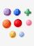 Set of 8 Sensory Balls multicoloured+yellow 