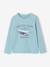Printed T-Shirt for Boys grey blue+marl white+navy blue 