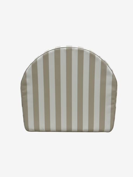 Personalised striped bear foam armchair striped beige 