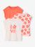 Pack of 3 girls' short-sleeved t-shirts - BASICS pale blue+rosy 