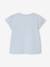 Fancy T-Shirt for Baby Girls light blue+rose 