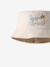 Reversible cotton bucket hat for baby boys cappuccino 