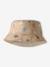 Reversible cotton bucket hat for baby boys cappuccino 