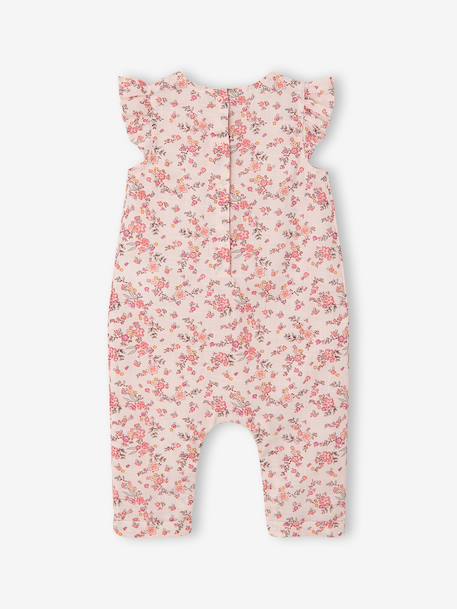 Jumpsuit + Headband Set, for Baby Girls Green/Print+pale pink+printed pink+rosy 