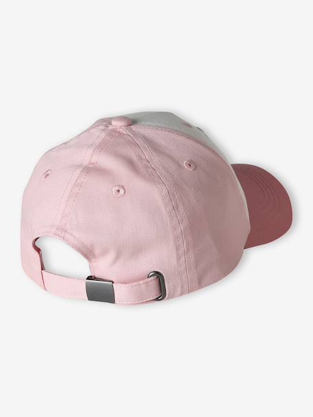 Embroidered Cotton Cap for Baby Girls old rose 