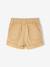 Twill Shorts with Elasticated Waistband, for Baby Boys cappuccino+terracotta 