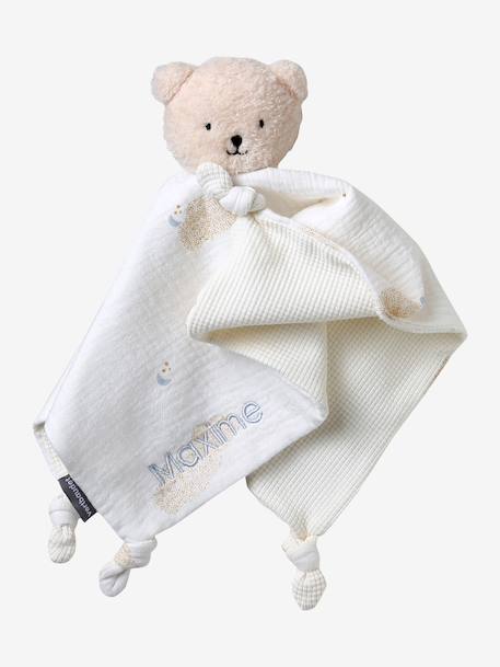 Customisable comforter and rattle with CLOUD carry case white 