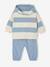 Baby sweatshirt and joggers set crystal blue 