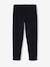 Boys' Fleece Trousers ink blue+printed black 