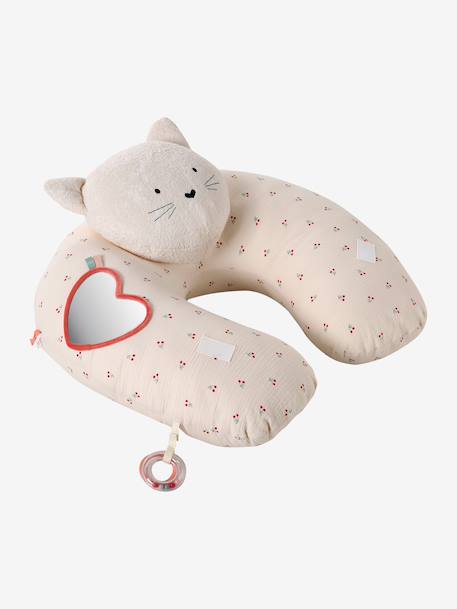 Cushion for Babies, Designed for Discovery ecru+Enchanted Forest+Pink World+red+white 