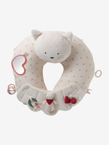 Cushion for Babies, Designed for Discovery ecru+Enchanted Forest+Pink World+red+white 