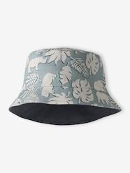 Boys-Reversible patterned cotton bucket hat for boys 