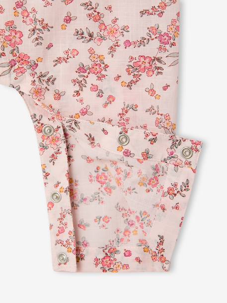 Jumpsuit + Headband Set, for Baby Girls Green/Print+pale pink+printed pink+rosy 