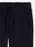 Boys' Fleece Trousers ink blue+printed black 