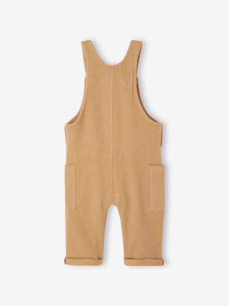 Fleece Dungarees for Babies taupe 