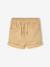 Twill Shorts with Elasticated Waistband, for Baby Boys cappuccino+terracotta 