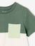 Colourblock T-Shirt for Boys BLUE MEDIUM SOLID WITH DESIGN+English green+mint green+ochre+ORANGE MEDIUM SOLID WITH DESIG 