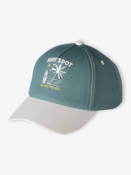 Adjustable boy's cap green 