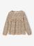 Printed Top for Girls beige+ecru+grey green 