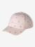 Cotton Cap with Cherry Pattern for Girls pale pink 