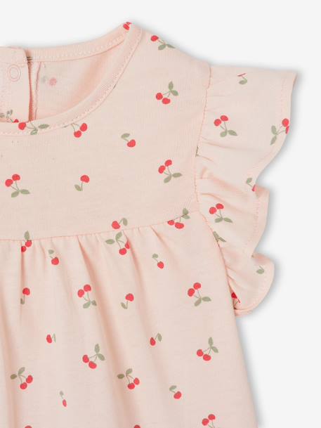 Jersey Knit Dress for Babies rose 
