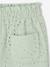 Broderie Anglaise Trousers for Baby Girls aqua green 