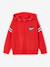 Boy's sweatshirt with placed motif red 