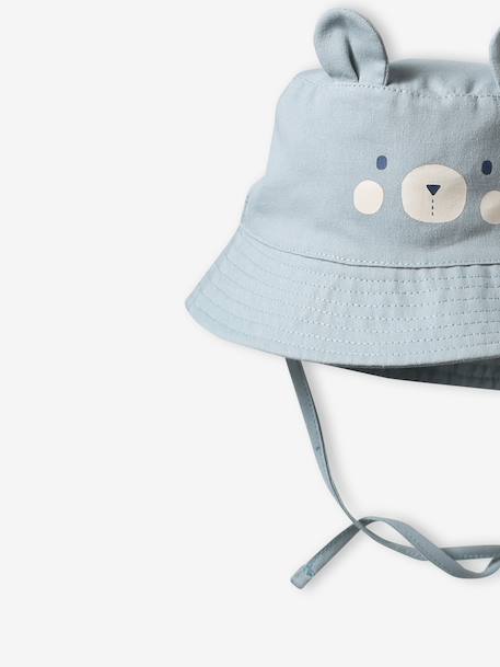 'Bear' Bucket Hat for Babies sage green 