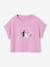 T-Shirt with Sequinned Motif, for Girls aqua green+ecru+lilac 