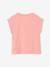 Animal print T-shirt for girls apricot+ecru+grey blue 