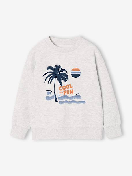 Pack of 2 'Cool and Fun' sweatshirts terracotta+tomato red 