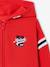 Boy's sweatshirt with placed motif red 