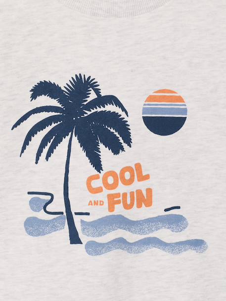 Pack of 2 'Cool and Fun' sweatshirts terracotta+tomato red 