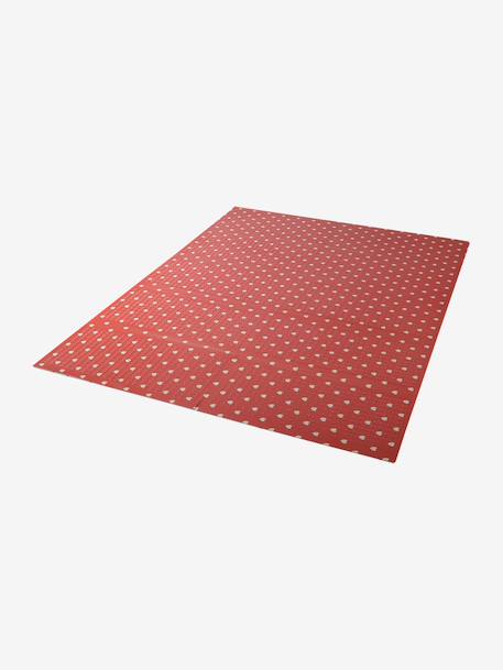 Large, Foldable Activity Mat ecru+green+rose 