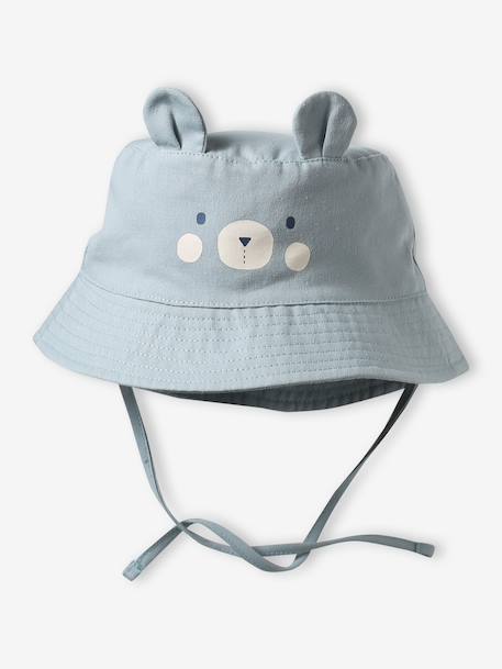 'Bear' Bucket Hat for Babies sage green 