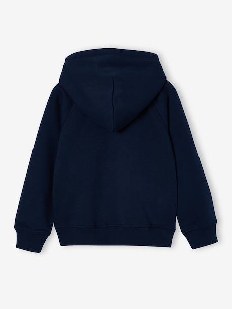 Boys' Basics zipped jacket green+navy blue 