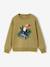 Boys’ Brushed Fleece Sweatshirt night blue+olive 