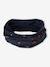 Printed Snood for Girls navy blue 