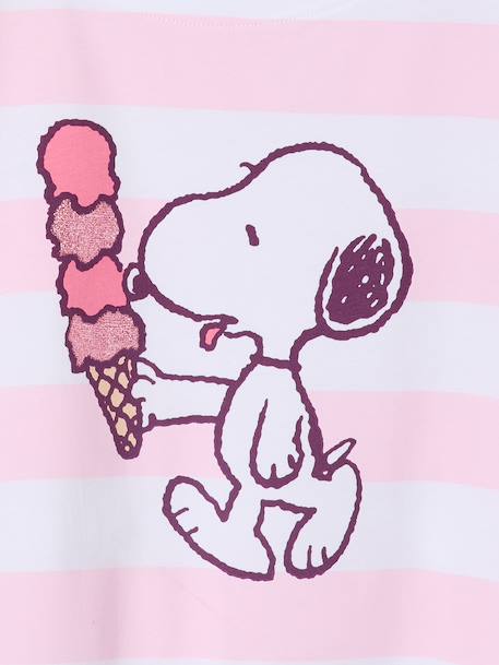Striped Snoopy Set for Girls striped pink 
