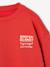 Sweatshirt with Chest Motif for Boys green+pomegranate+red 