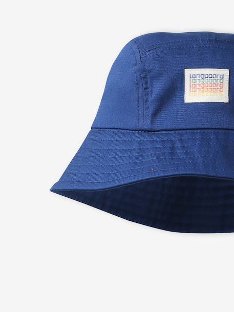 Cotton Bucket Hat for Boys blue 