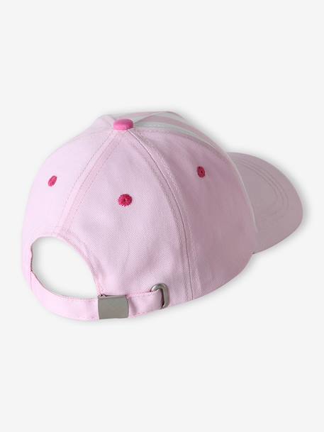 Girls' 'Hola Chicas' cotton cap rose 