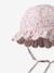 Girl's hat with scalloped trim ecru 