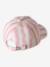 Striped Cotton Cap for Girls rose 
