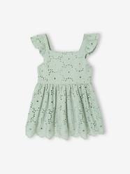 Girls-Blouse with Broderie Anglaise & Frills, for Girls