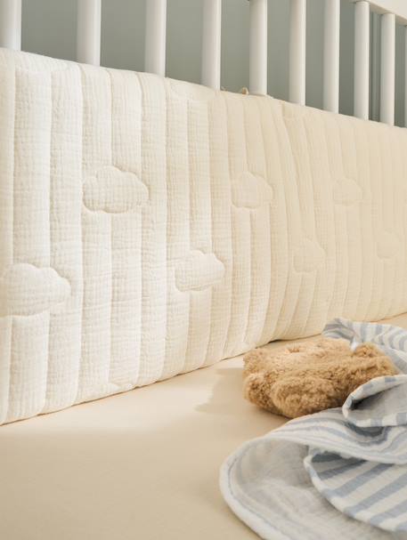 Cot bumper/bumper IN THE CLOUDS ecru 