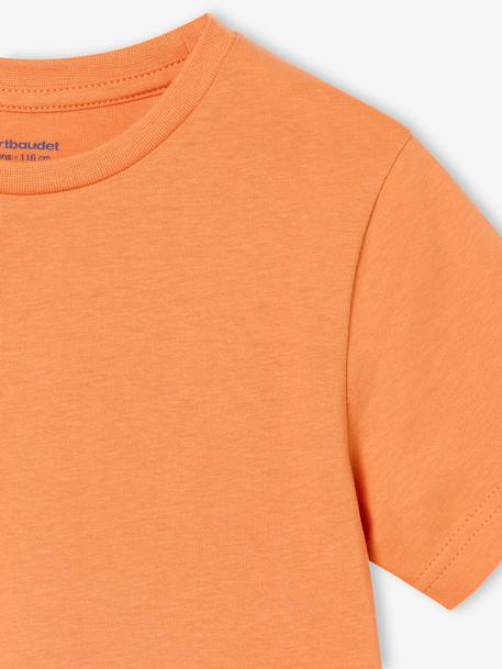 Pack of 3 short-sleeved t-shirts almond green+caramel+navy blue+pecan nut+petrol blue+sage green 
