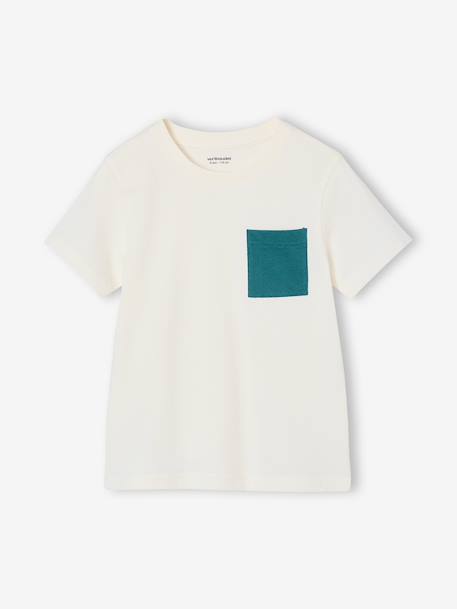 Pack of 3 short-sleeved t-shirts almond green+caramel+navy blue+pecan nut+petrol blue+sage green 